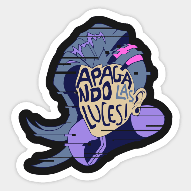 Apagando Sticker by KanaHyde